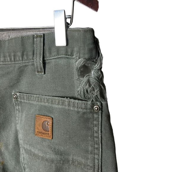 Carhartt MOS Double Knee Dungaree Fit Pants 34X32 - Picture 5 of 7